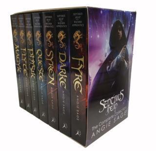 Septimus Heap Collection 7 Book Set (Magyk, Flyte, Physik, Queste, Syren, Darke and Fyre) 