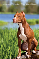 American Pit Bull Terrier July Notebook American Pit Bull Terrier Record, Log, Diary, Special 