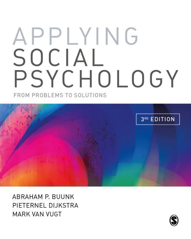 Applying Social Psychology From Problems to Solutions