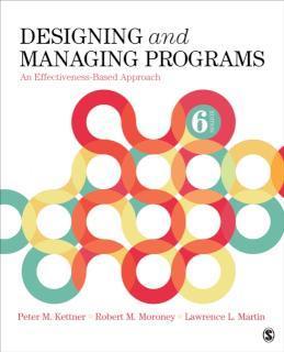 Designing and Managing Programs An Effectiveness-Based Approach
