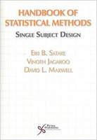Handbook of Statistical Methods Single Subject Design