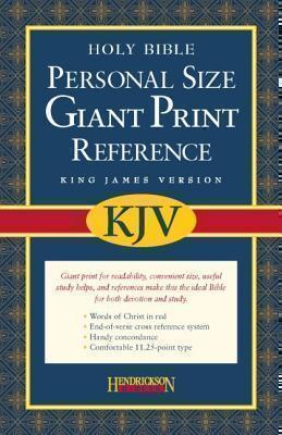 Personal Size Giant Print Reference Bible-KJV 
