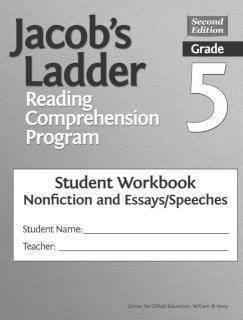 Jacob's Ladder Reading Comprehension Program Grade 5, Student Workbooks, Nonfiction and Essays/Speeches (Set of 5)