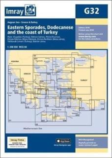 Imray Chart G32 Eastern Sporades, Dodecanese & the Coast of Turkey