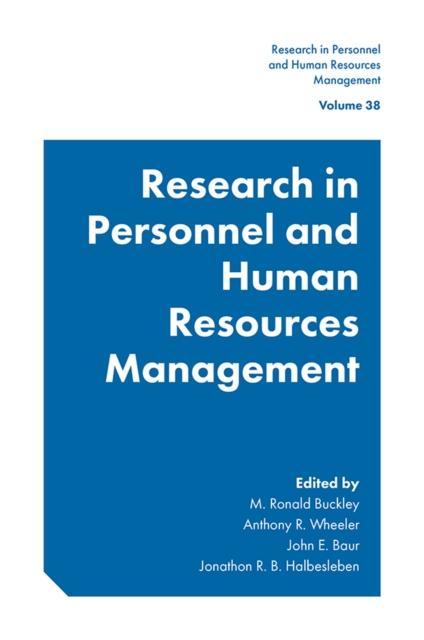 Research in Personnel and Human Resources Management 