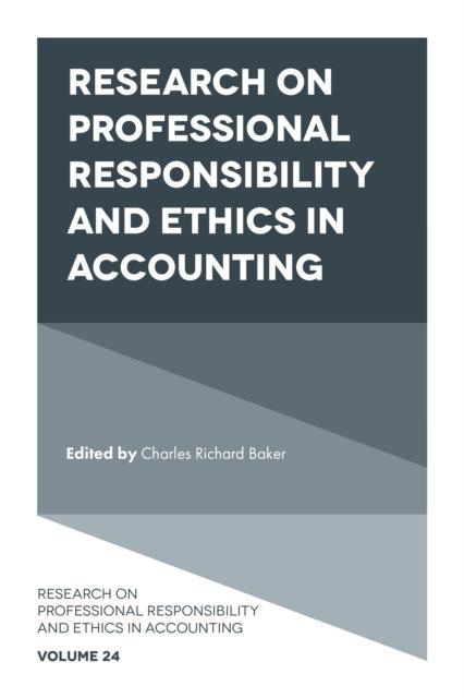 Research on Professional Responsibility and Ethics in Accounting 