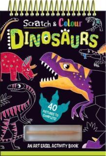 Scratch and Colour Dinosaurs 