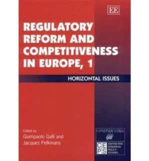 Regulatory Reform and Competitiveness in Europe, 1 Horizontal Issues
