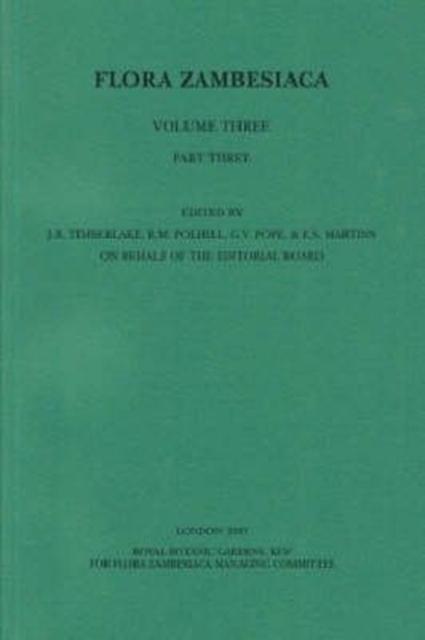 Flora Zambesiaca Volume 3, Part 3 Papilionoideae