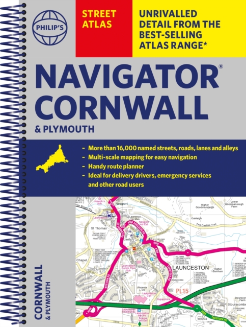 Philip's Navigator Street Atlas Cornwall & Plymouth 