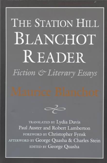 STATION HILL BLANCHOT READER 