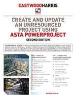 Create and Update an Unresourced Project Using Asta Powerproject 2-day training course handout