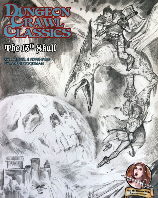 Dungeon Crawl Classics #71: The 13th Skull - Sketch Cover 