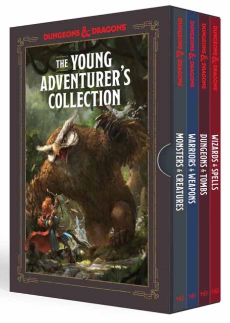 Young Adventurerâs Collection Monsters and Creatures, Warriors and Weapons, Dungeons and Tombs, Wizards and Spells