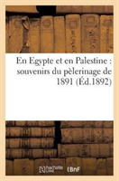 Egypte Et En Palestine: Souvenirs Du Pelerinage de 1891 
