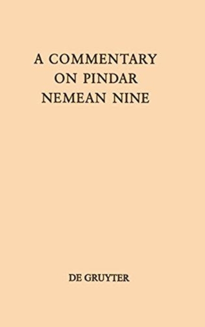 Commentary on Pindar, Nemean Nine 