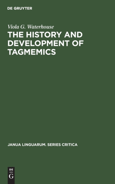 history and development of tagmemics 