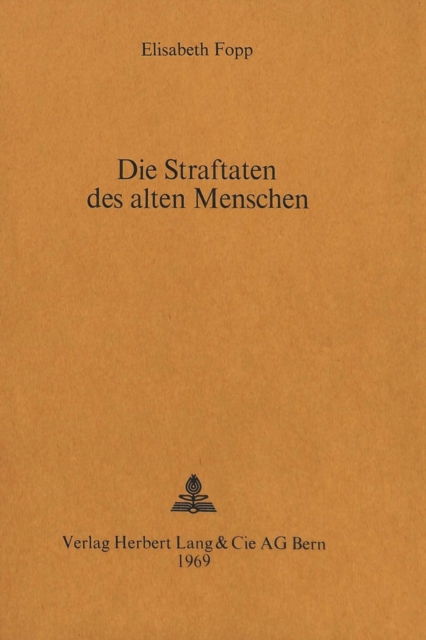 Die Straftaten des alten Menschen 