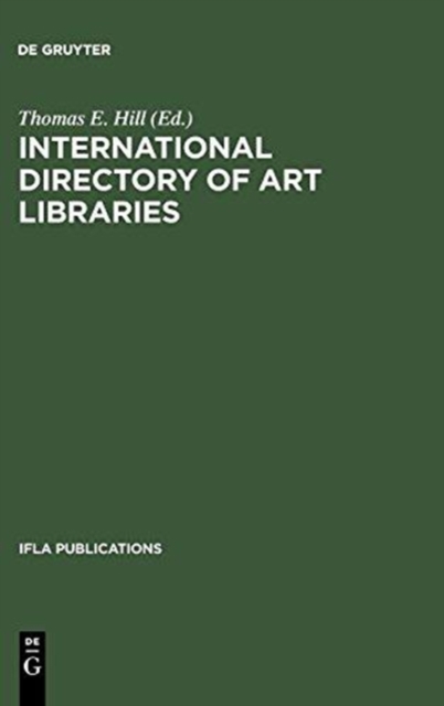 International Directory of Art Libraries 
