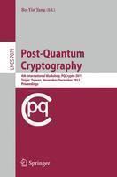 Post-Quantum Cryptography 4th International Workshop, PQCrypto 2011, Taipei, Taiwan, November 29 - December 2, 2011,