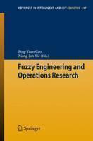 Fuzzy Engineering and Operations Research 