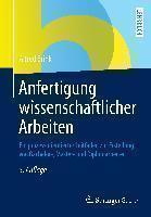 Anfertigung Wissenschaftlicher Arbeiten Ein Prozessorientierter Leitfa