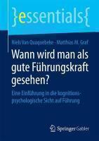 Wann Wird Man ALS Gute Fuhrungskraft Gesehen? Eine Einfuhrung in Die Kogniti