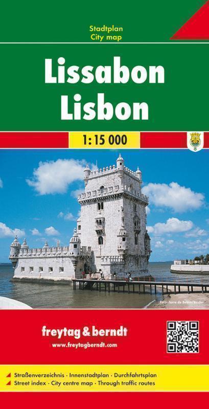F &B Lissabon Stadskaart 1:15 000