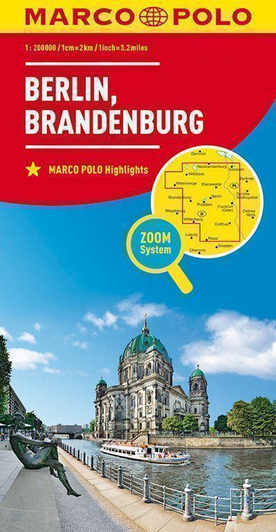 Marco Polo Wegenkaart 04 Berlijn - Brandenburg Wegenkaart Schaal 1 : 200.000