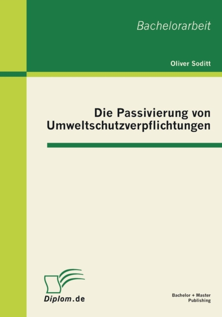 Passivierung Von Umweltschutzverpflichtungen 