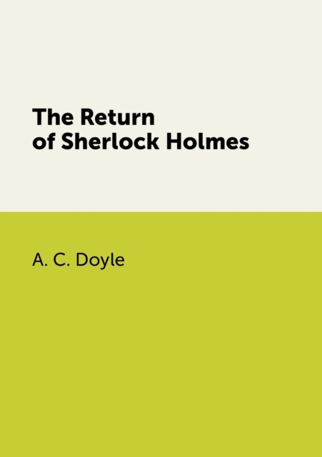 Return of Sherlock Holmes 