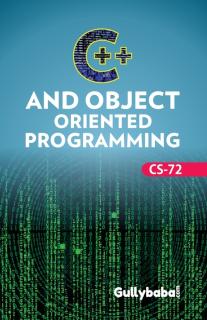 CS-72 C++ and Object Oriented Programming 