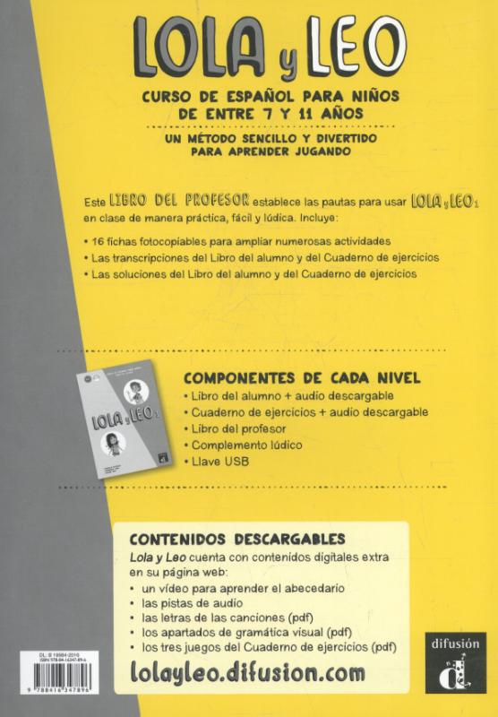 Lola y Leo 1 - Libro del profesor (A1.1) 