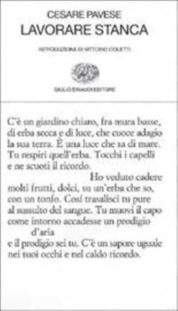 Lavorare stanca 
