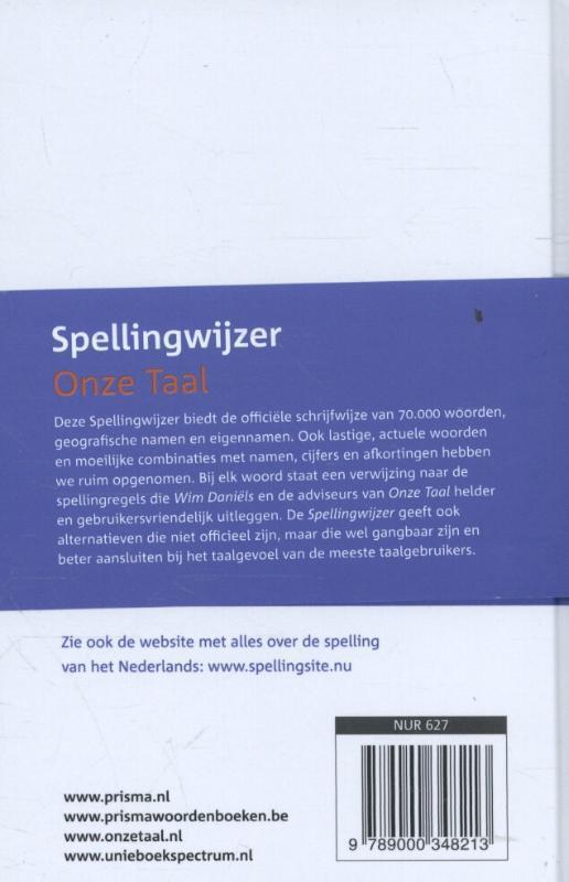 Spellingwijzer Onze Taal 