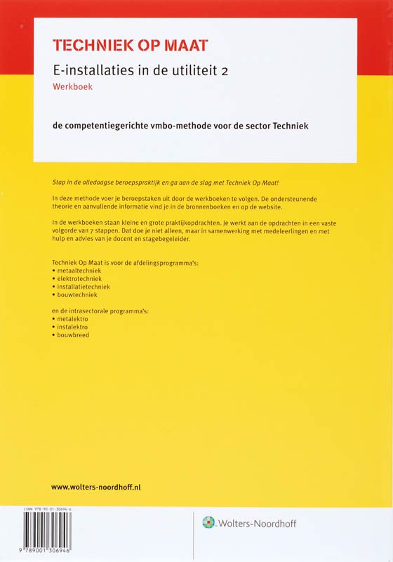 E-installaties in de utiliteit 2  Werkboek