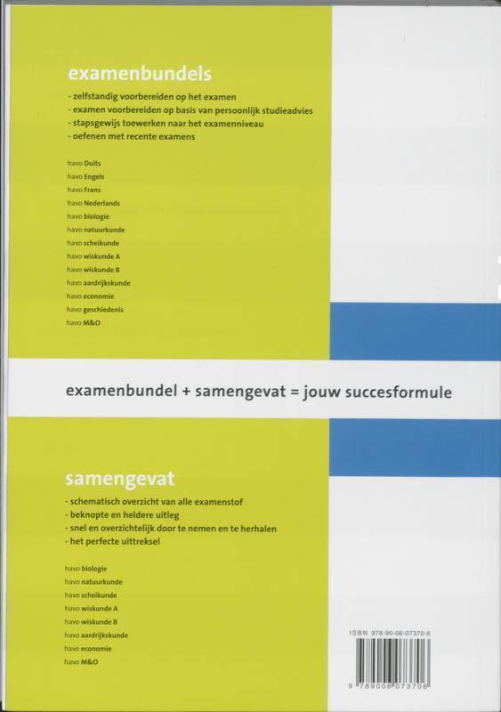 Samengevat Havo  M &O
