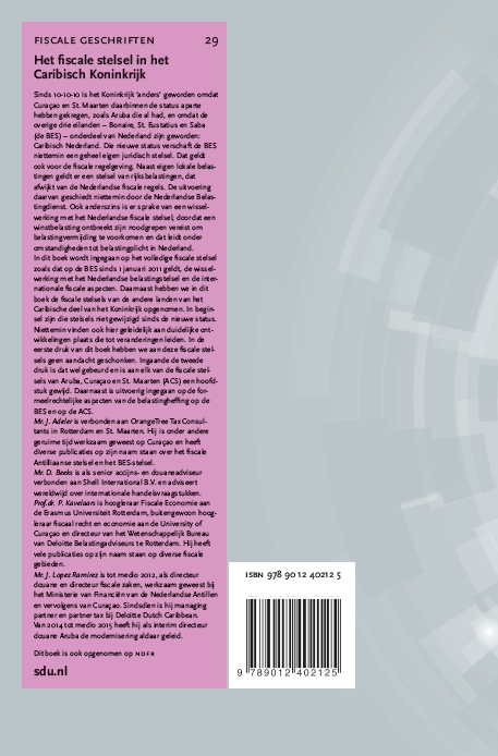 Het fiscale stelsel in het Caribisch Koninkrijk. 