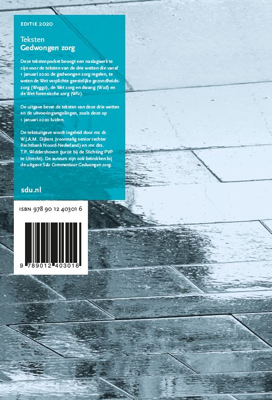 Teksten Gedwongen Zorg. Editie 2020 
