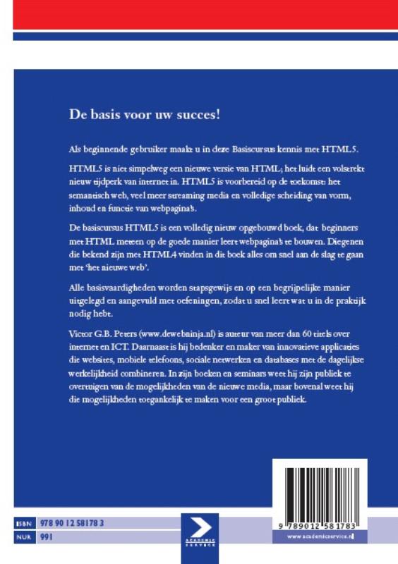 Basiscursus HTML 5 