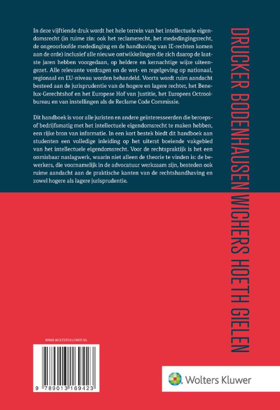 Kort begrip van het intellectuele eigendomsrecht Studenteneditie 