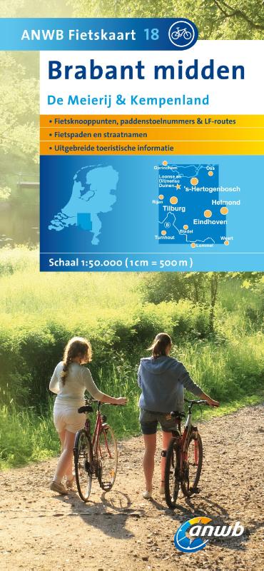 Brabant Midden: De Meijerij en Kempenland Schaal 1:75.000