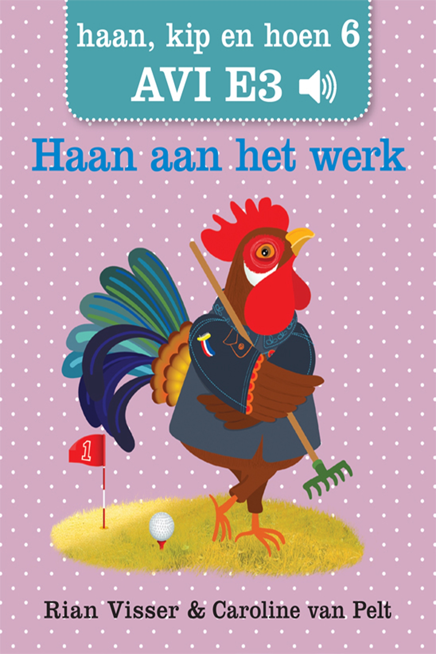 Haan aan het werk 