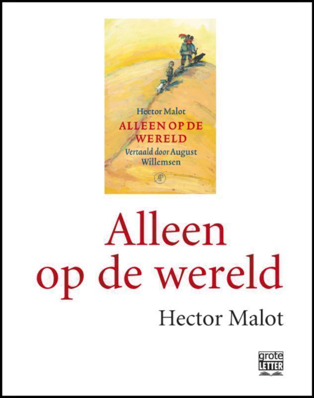 Alleen op de wereld - grote letter 