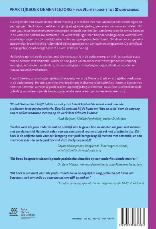 Praktijkboek dementiezorg van achterdocht tot zwerfgedrag