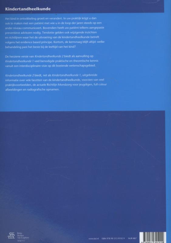 Kindertandheelkunde Deel 2 