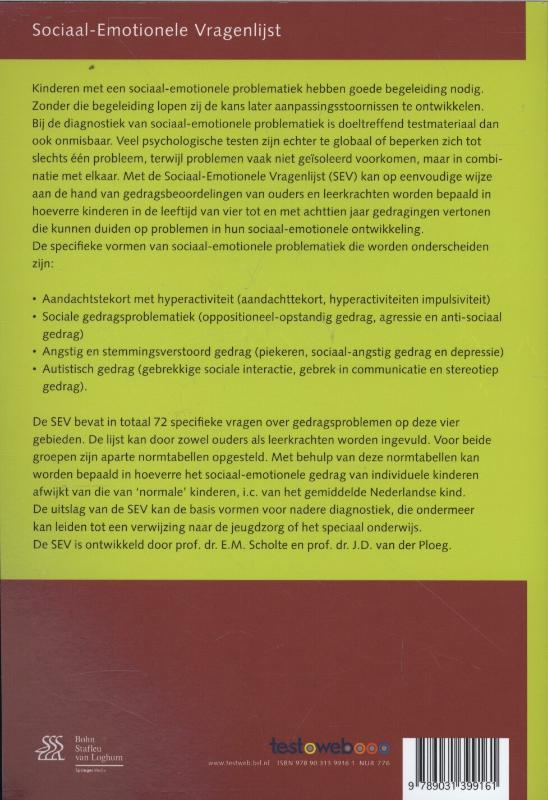 Sociaal-emotionele vragenlijst (SEV) 