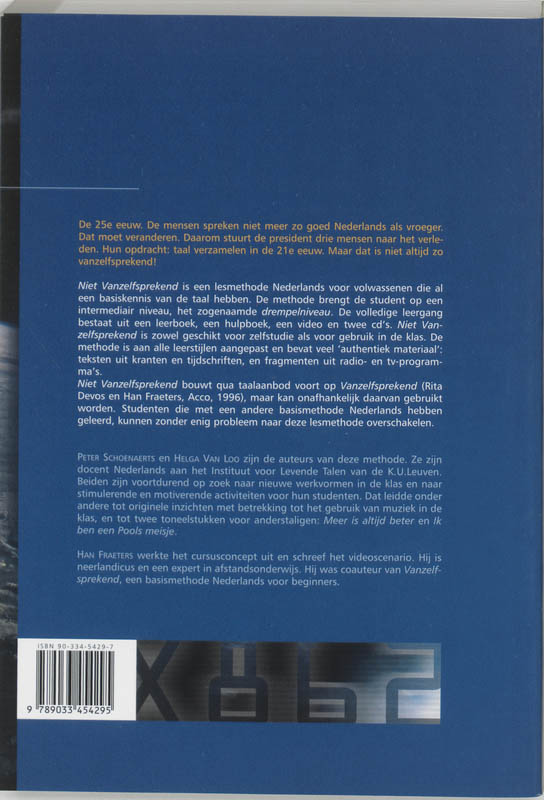 Niet vanzelfsprekend Leerboek