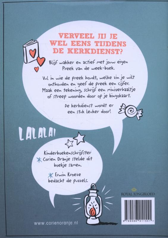 Mijn preek van de week boek doe mee! Luister mee! Bid mee! Schrijf mee!