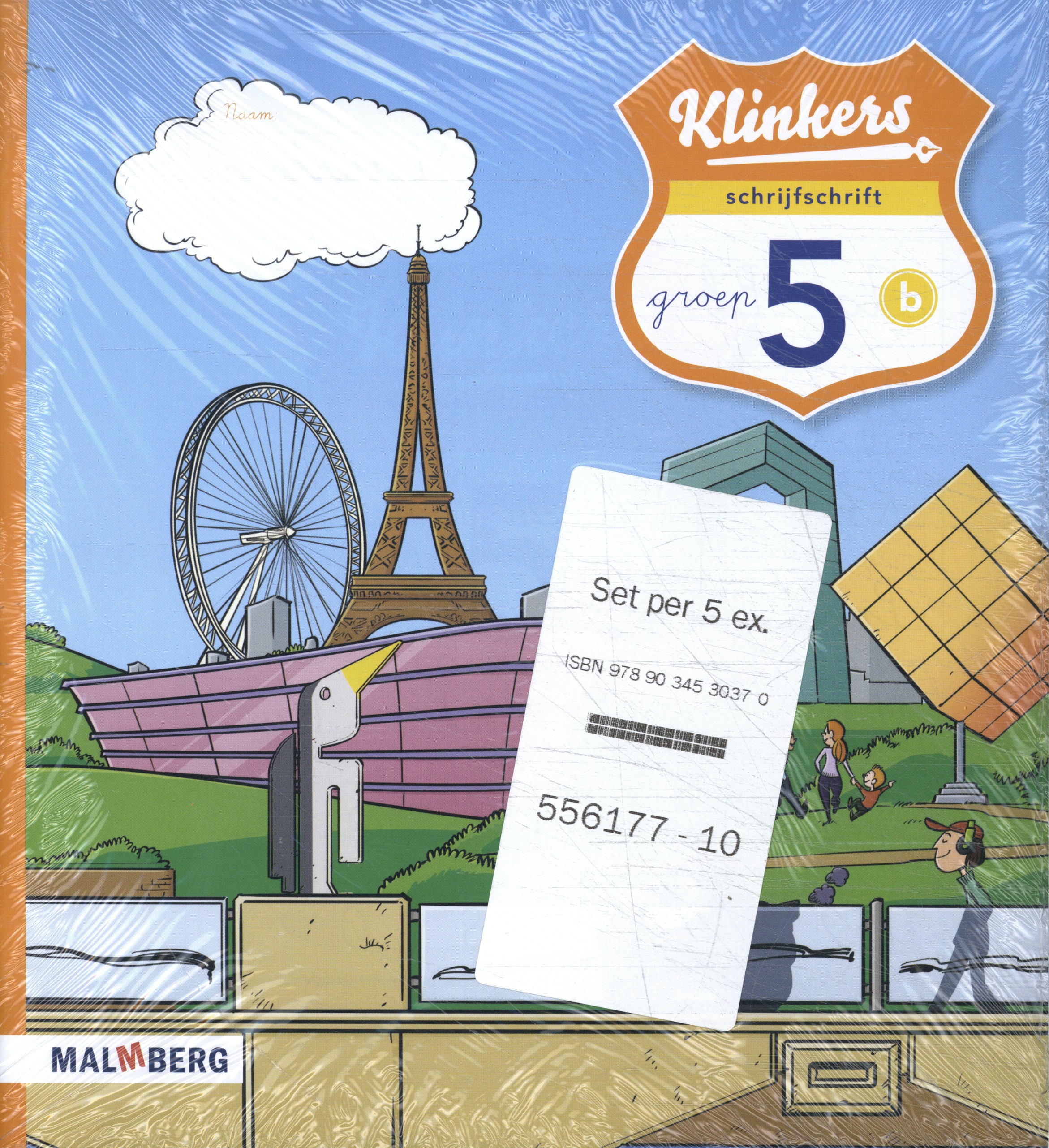 Klinkers (5ex) groep 5  Schrijfschrift B